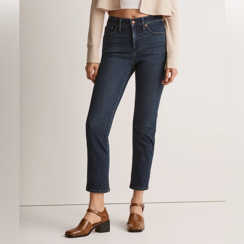 NWT Madewell Mid-Rise Stovepipe Jeans - Size 31